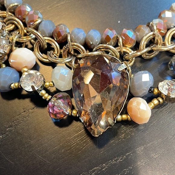 Crystal look statement necklace - Picture 6 of 6